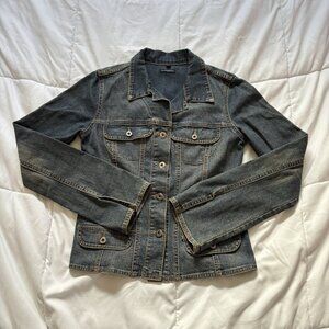 Vintage Blu Jeanious Womens Size Small Blue Denim Jean Jacket Streetwear Y2K 90s